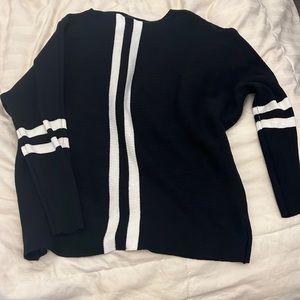 Long sleeve dressy sweatshirt
